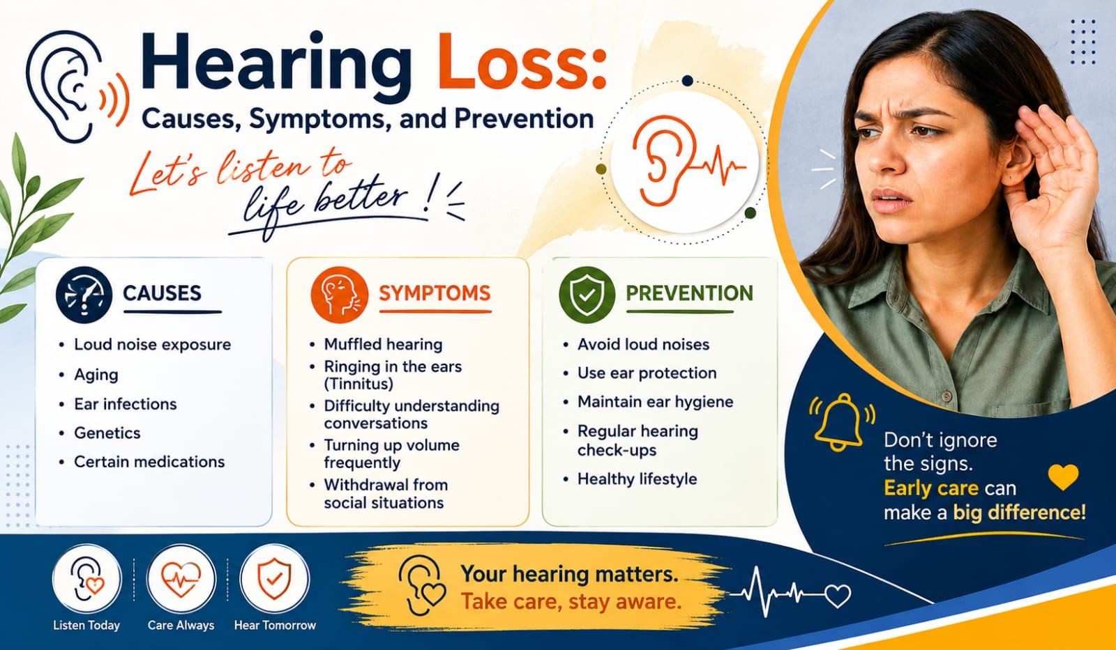 Hearing Loss: Causes, Symptoms, and Prevention